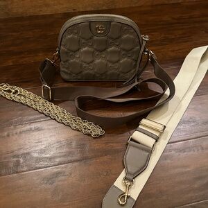 Brand new gray Gucci crossbody knockoff ♥️